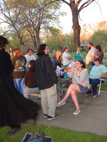 Part of the group. I just wish it hadn't been such a blurry picture.