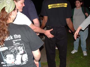 Okay, let's all take turns. Who has the nicer butt? Hmm? 