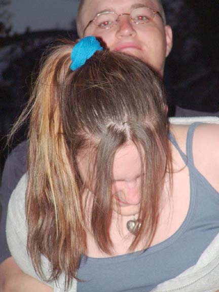 Would you believe it? She was camera shy, but with a little help we were able to catch her on film! Whoo hoo! :)